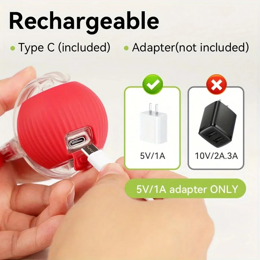 iLMH 1/2 PCS Jouet pour chat Balle interactive Balle roulante automatique Queue artificielle Jouet électrique intelligent rechargeable pour animaux de compagnie Jouet pour animaux de compagnie Imitation souris