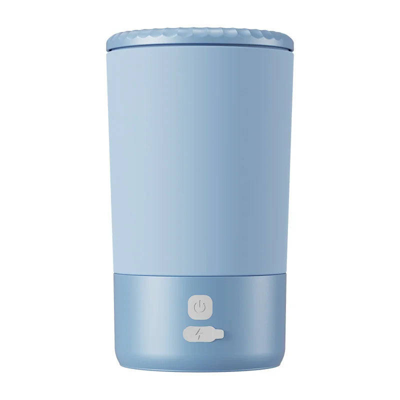 Lave-Pattes Automatique pour Animaux, Nettoyeur Portable pour Chiens et Chats avec Brosse en Silicone Douce, Rechargeable USB-C, Étanche