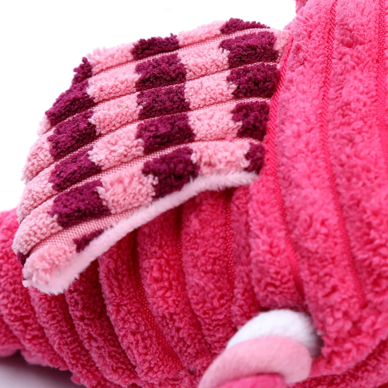 Jouets couineurs en forme d'animaux, jouets en peluche pour chiens, jouets mignons en velours côtelé résistants aux morsures pour petits et grands chiens, accessoires pour chiots et animaux de compagnie