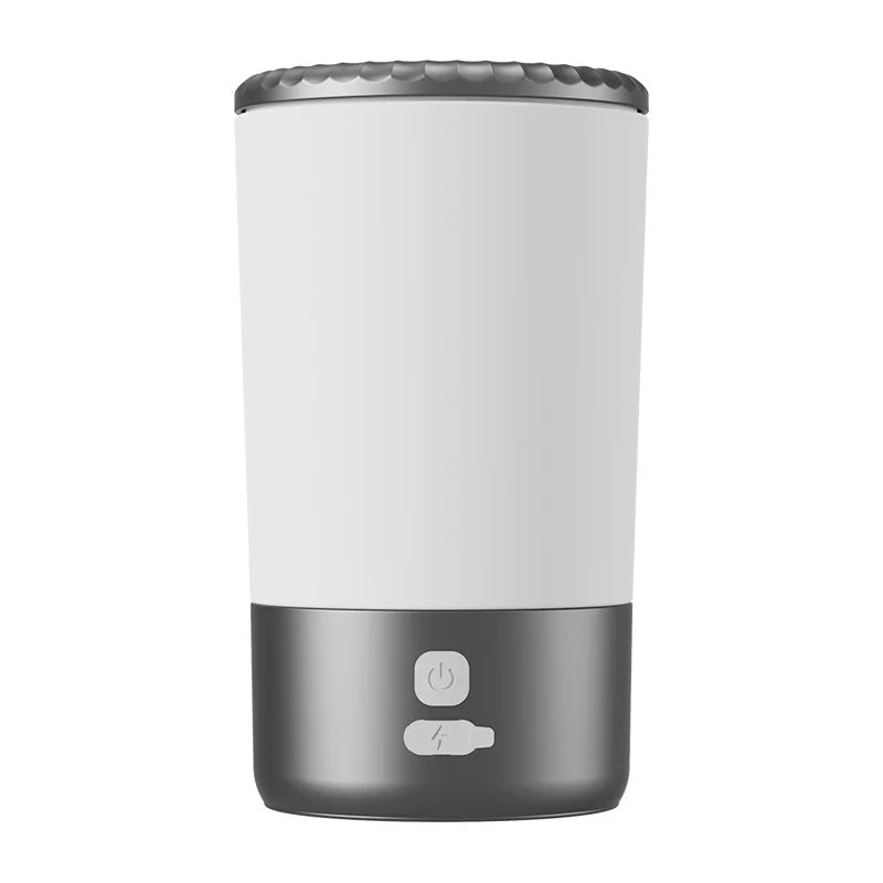 Lave-Pattes Automatique pour Animaux, Nettoyeur Portable pour Chiens et Chats avec Brosse en Silicone Douce, Rechargeable USB-C, Étanche