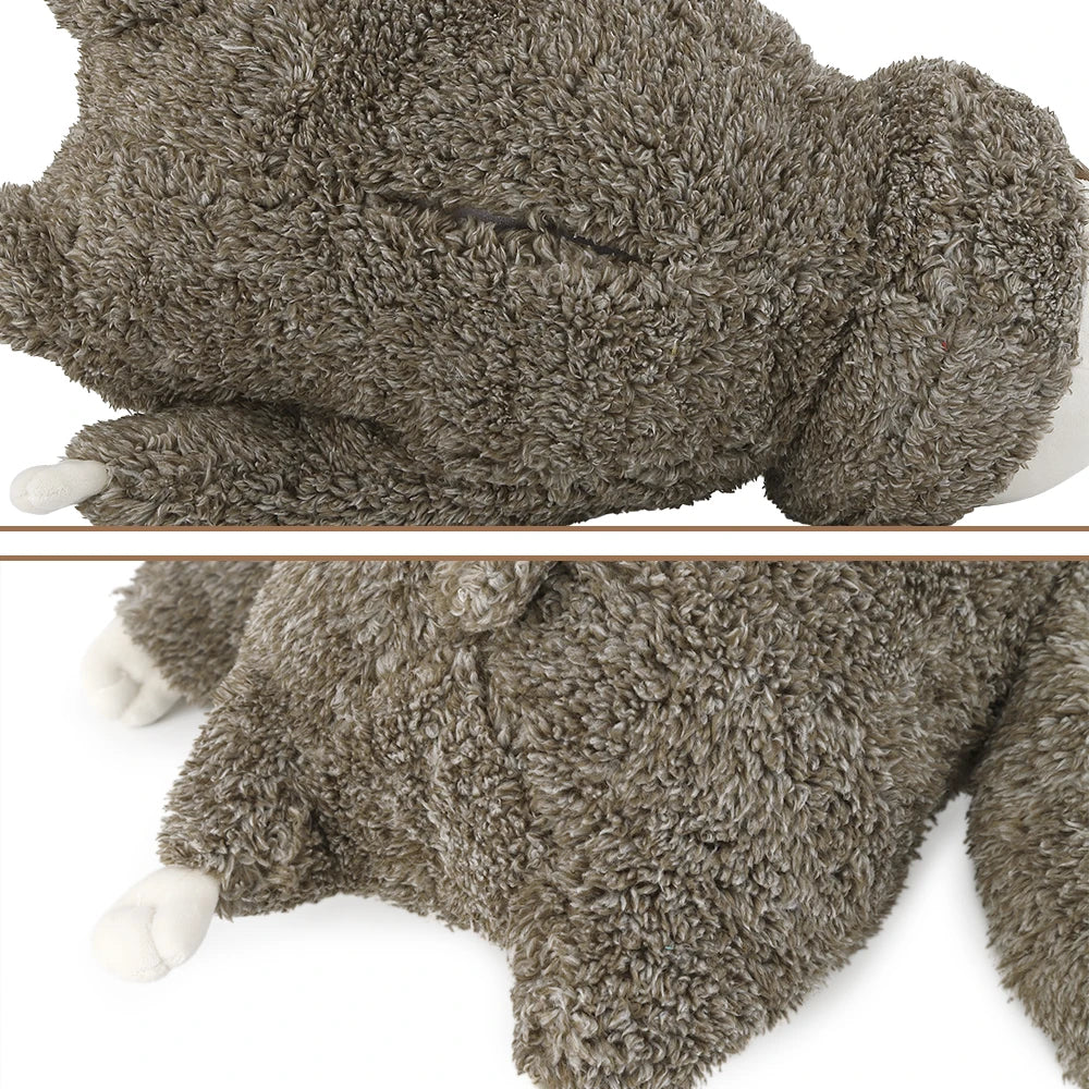 Cadeau de Noël pour chien, jouet pour chiot paresseux avec battement de cœur pour soulager le stress, apaiser et aider au sommeil, jouets pour l'entraînement en cage des chiots
