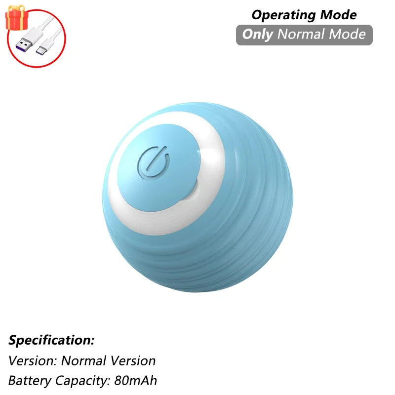 iLMH 1/2 PCS Jouet pour chat Balle interactive Balle roulante automatique Queue artificielle Jouet électrique intelligent rechargeable pour animaux de compagnie Jouet pour animaux de compagnie Imitation souris
