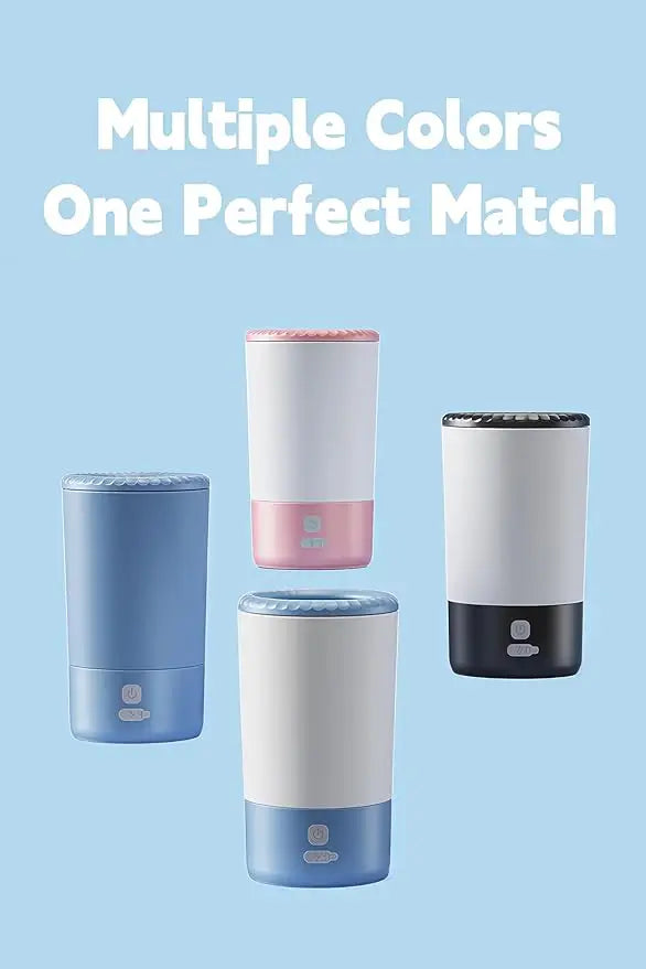 Lave-Pattes Automatique pour Animaux, Nettoyeur Portable pour Chiens et Chats avec Brosse en Silicone Douce, Rechargeable USB-C, Étanche