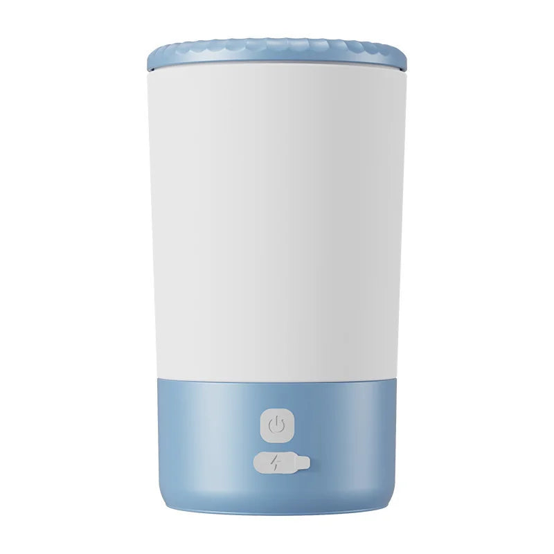 Lave-Pattes Automatique pour Animaux, Nettoyeur Portable pour Chiens et Chats avec Brosse en Silicone Douce, Rechargeable USB-C, Étanche